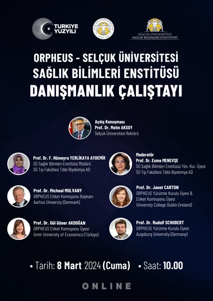 ORPHEUS - SU Sağlık Bilimleri Enstitüsü Danışmanlık Çalıştayı